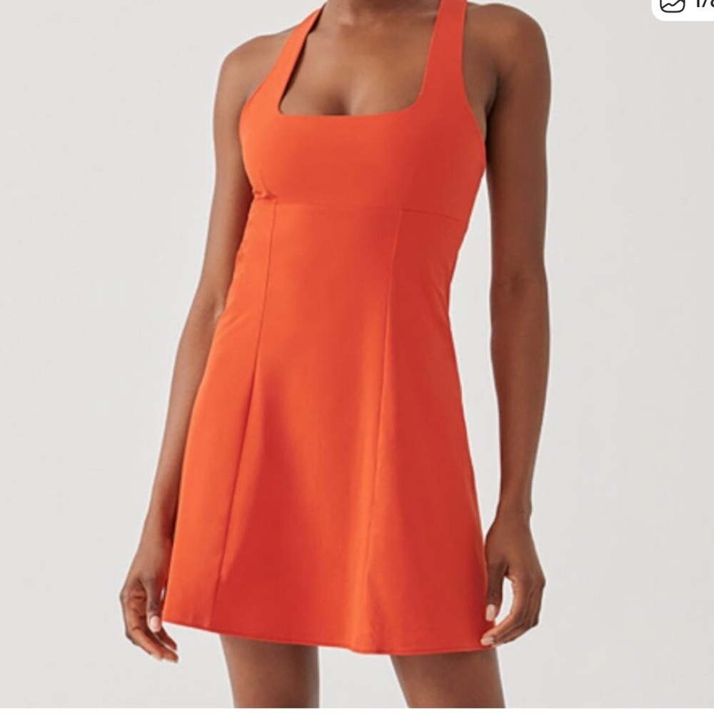 Outdoor Voices Orange Exercise Dress
